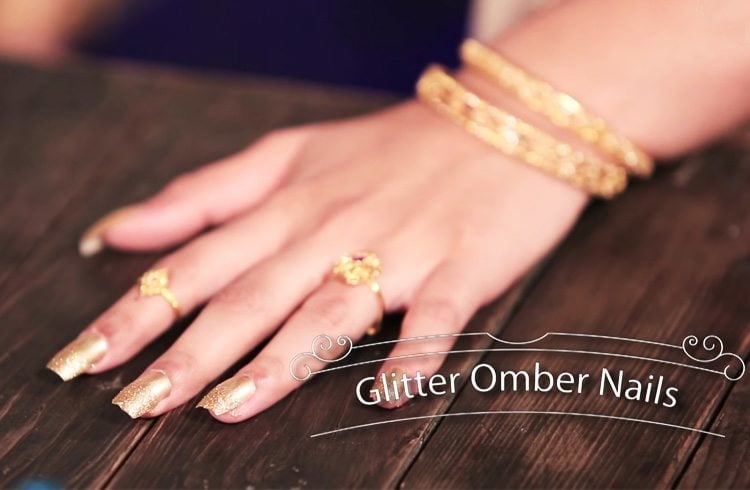 Glitter Ombre Nails