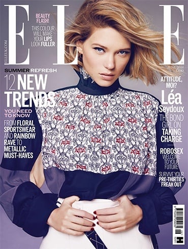 Lea Seydoux On Elle UK June 2016 Magazine