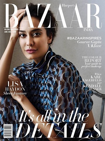 Lisa Haydon On Bazaar India June 2016