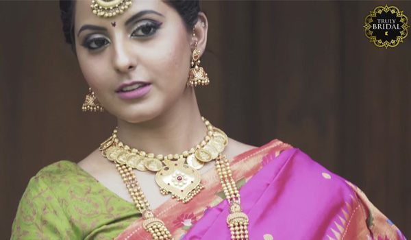 Indian Engagement Makeup  Tejaswini Makeup Artist