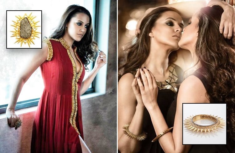 Neha Dhupia in Vasundhara Collection