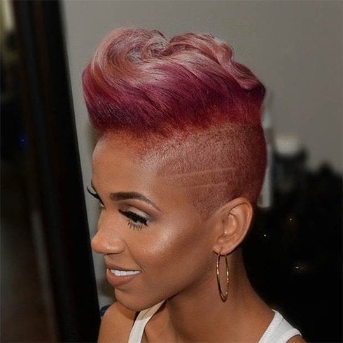 Ombre Pink Mohawk