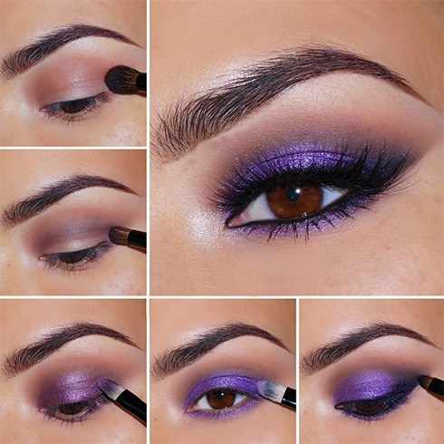 Purple Smokey Eyes
