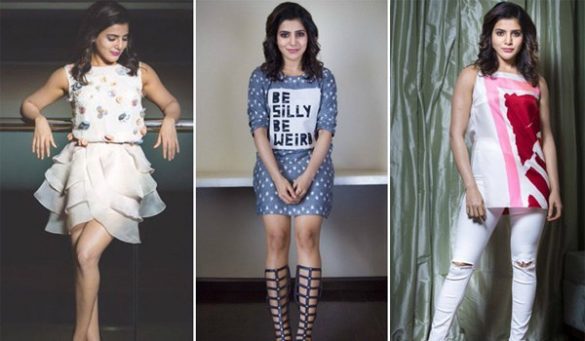 Samantha Prabhu at A Aa Promotions