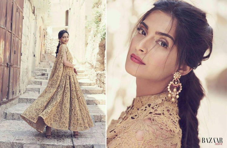 Sonam Kapoor Bazaar Bride July 2016 Magazine Photoshoot