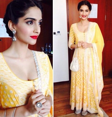 Sonam Kapoor In Chikankari