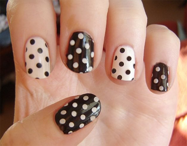 Dotted Nail Art