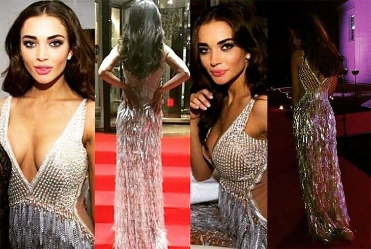 Amy Jackson Abu Jani Sandeep Khosla Outfit