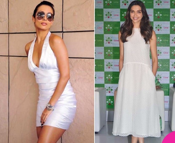 Bollywood Celebs In White Dresses