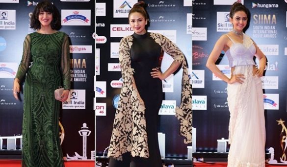 Celebrities Winning Styles At SIIMA 2016