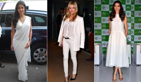 Celebs in White Color Outfit