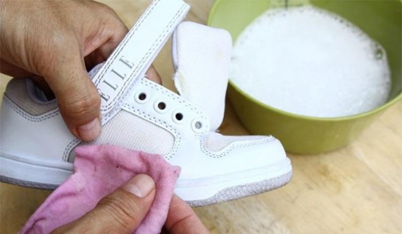 Cleaning White Sneakers