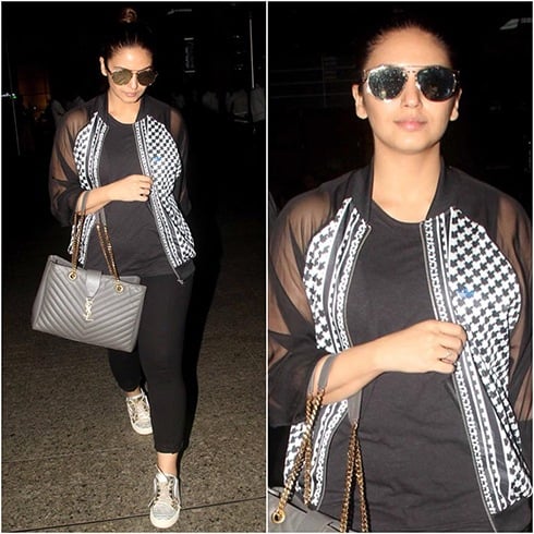 Huma Qureshi Airport Styles