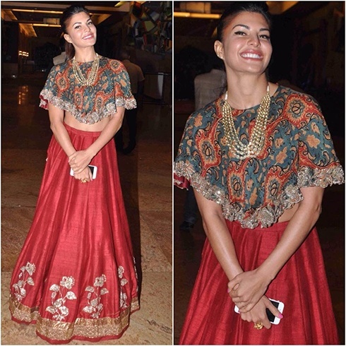 Jacqueline Fernandez Jayanti Reddy outfit