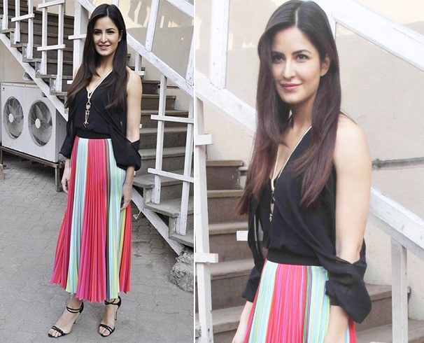 Katrina Kaif in Katrantzou skirt