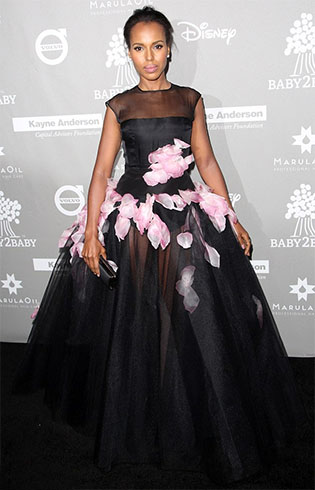 Kerry Washington At Giambattista Valli haute Couture