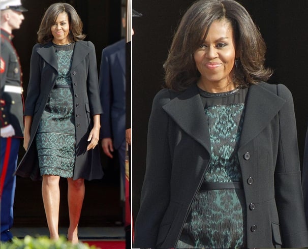 Michelle Obama In Tanya Taylor