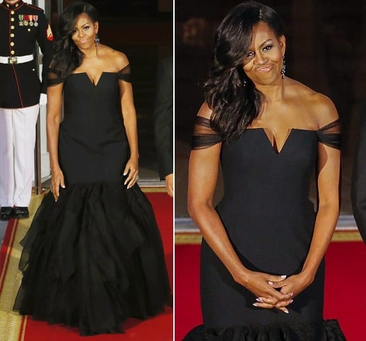 Michelle Obamas Vera Wang Dress