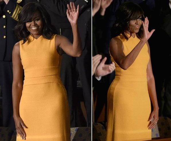 Michelle Obama In Narciso Rodriguez