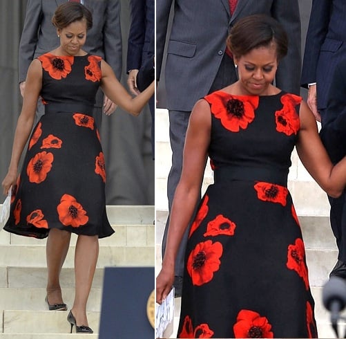 Michelle Obama In Tracy Reese