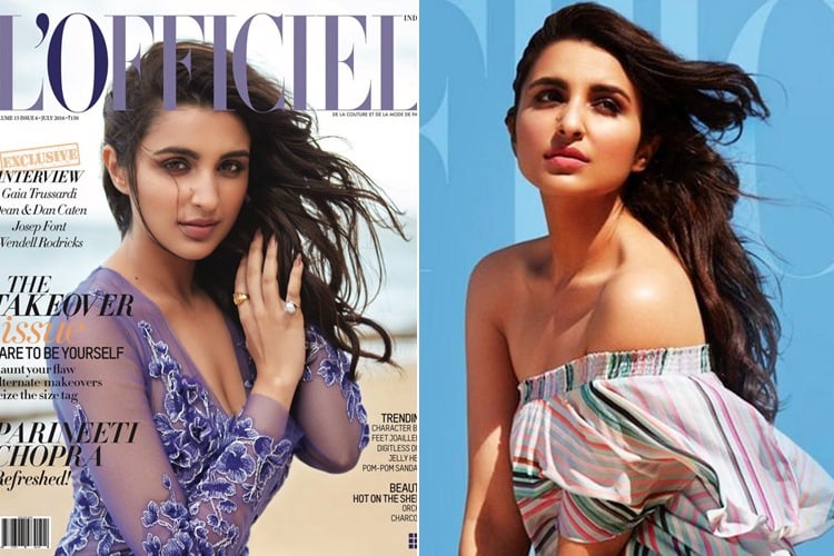 Parineeti Chopra LOfficiel july magazine cover