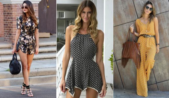 Patterned Rompers
