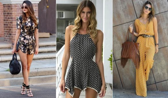 Patterned Rompers