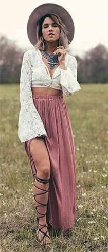 Sheer Cropped Bells