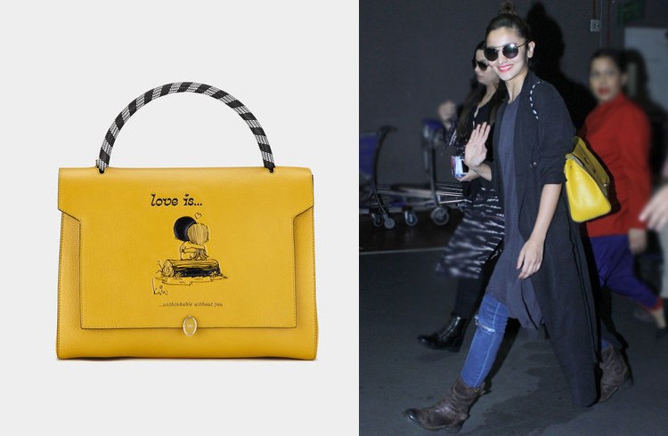 Alia Bhatt Anya Hindmarch satchel