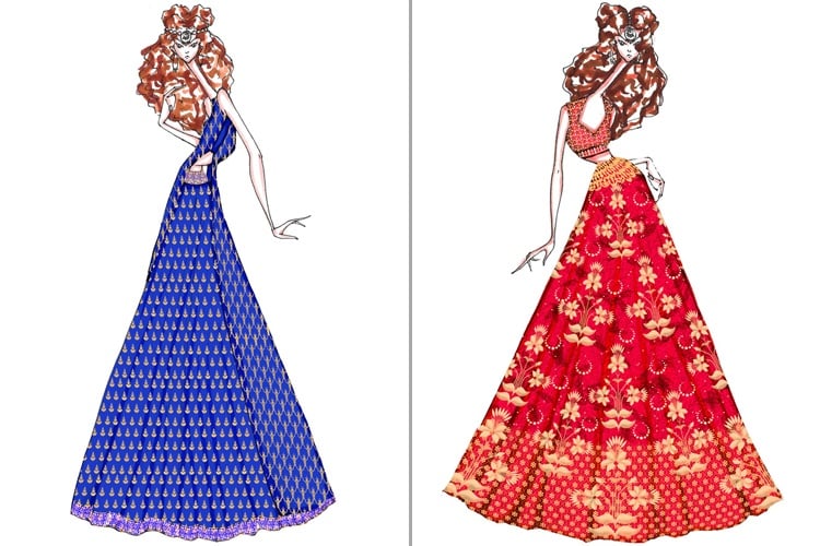 Anita Dongre sketches