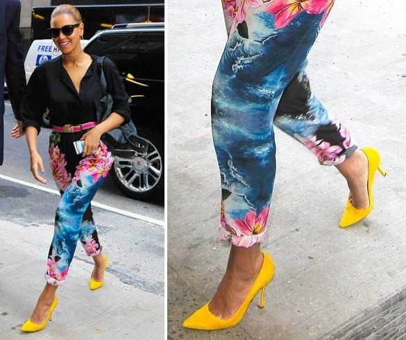 Yellow Footwear Trends