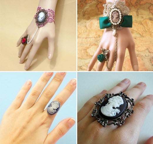 Cameo Rings And Bracelets