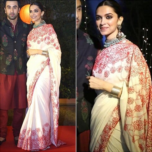 Deepika Padukone In Payal Jain sari