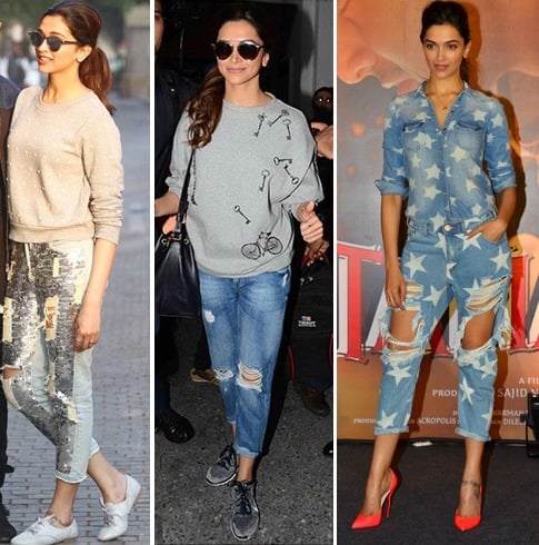 Deepika Padukone In Denims