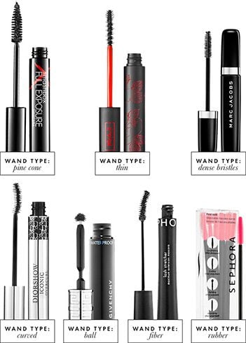 Different Mascara Wands