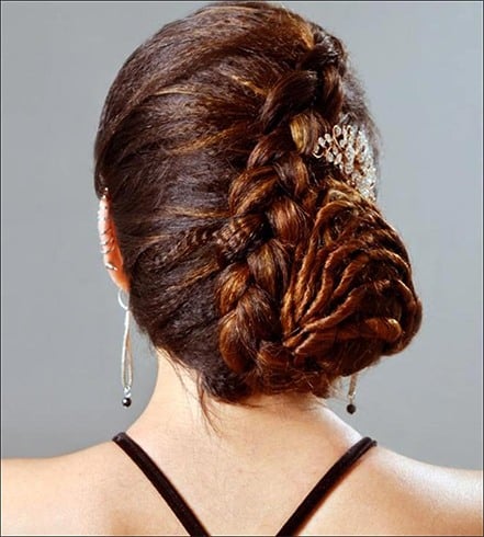 bridal perm braid french indian 80s gorgeous chignon hairstyles hairstyle hairdos bride age try fall winter into hair tapering plaited