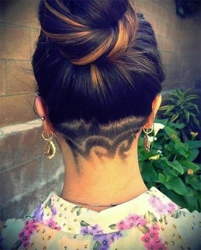 Hair Tattoo For Ladies