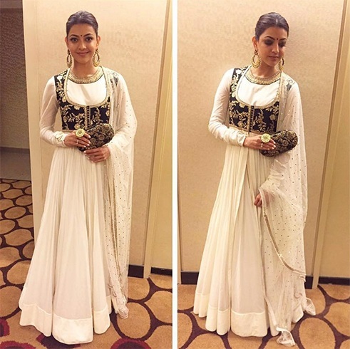 Kajal in Sabyasachi Anarkali