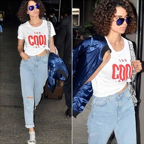 Kangana Ranaut Airport Fashion