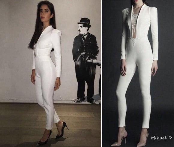 Katrina Kaif in Mikael D jumpsuit