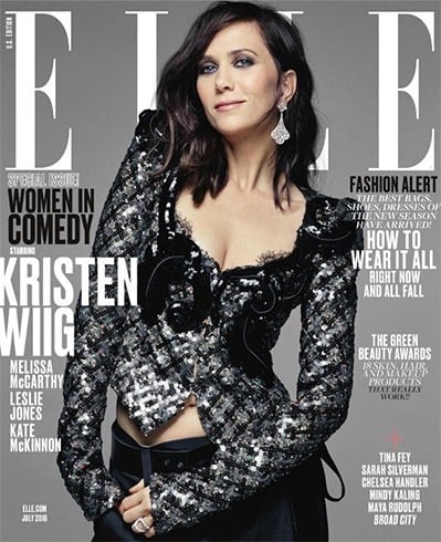 Kristen Wiig on Elle July 2016