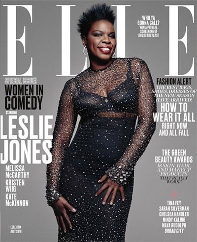 Leslie Jones on Elle July 2016