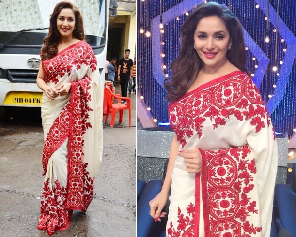 Madhuri Dixit In Manish Malhotra Saree