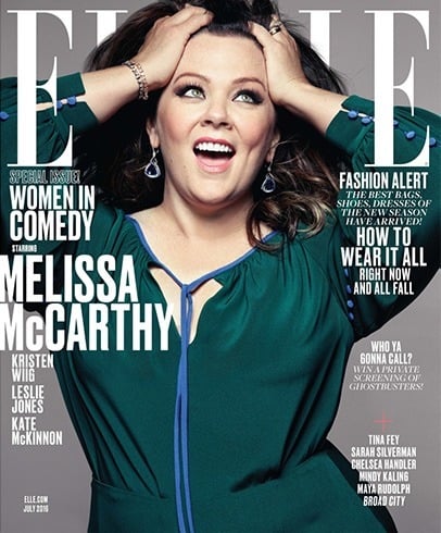 Melissa McCarthy on Elle July 2016