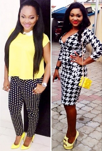 Mercy Aigbe Yellow Footwear