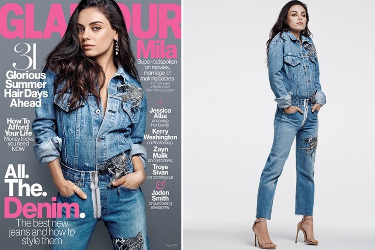 Mila Kunis On Glamour US August 2016