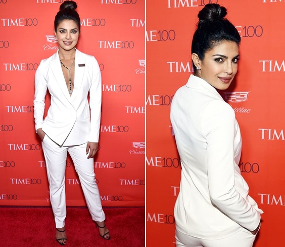 Priyanka Chopra In White Dresses