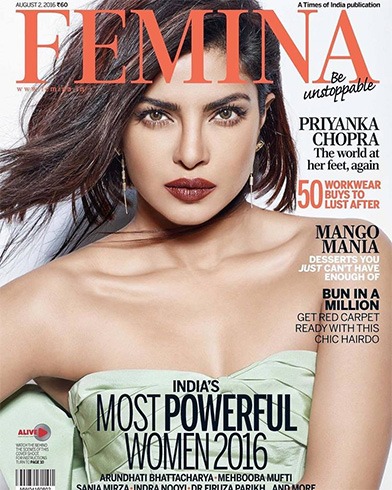 Priyanka Chopra On Femina India August 2016