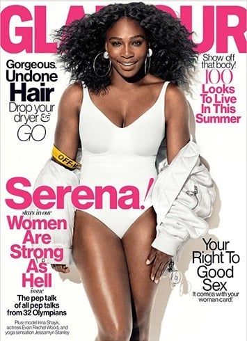 Serena Williams On Glamour July 2016