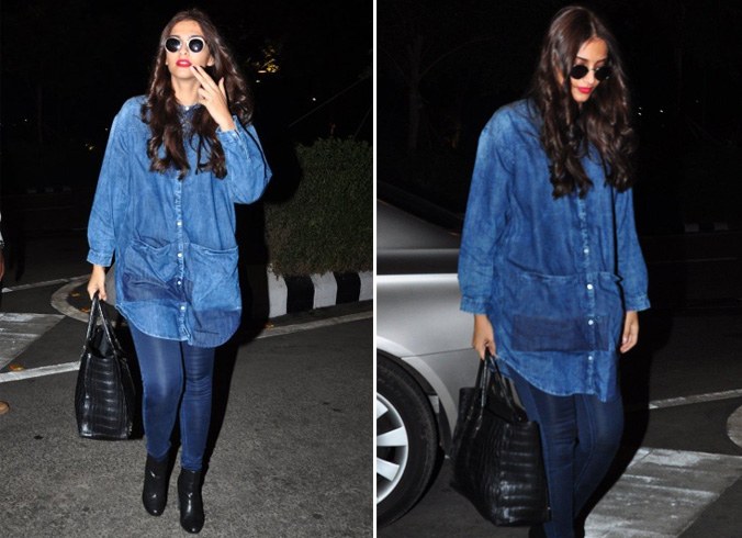 Sonam Kapoor Balenciaga black tote